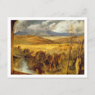 A Highland Landscape, c.1825-35 (oil on board) Postcard