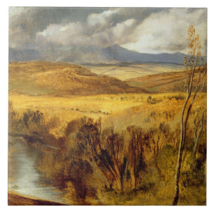 A Highland Landscape, c.1825-35 (oil on board) Tile
