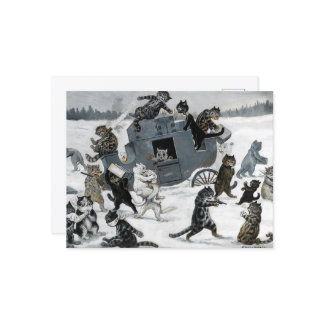 A Highway Robbery by Louis William Wain Postcard