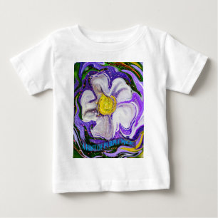 A hint of purple Magic - Flower power Baby T-Shirt