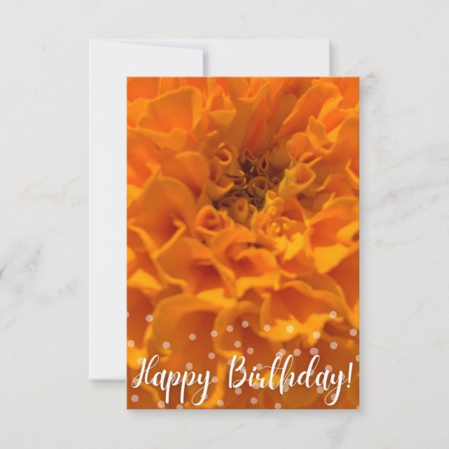 A Hint of Z "Happy Birthday" card (Front)