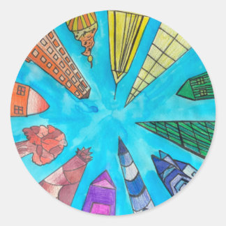 A Hint of Z "Rainbow City" sticker