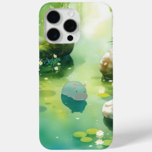 A Hippo Oasis of Calm iPhone 15 Pro Max Case