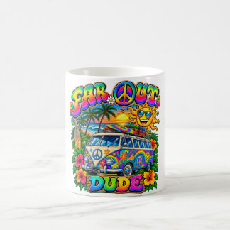 a hippy coffee cup. mug