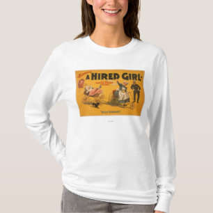 "A Hired Girl" Comedy Success Theatre Poster T-Shirt