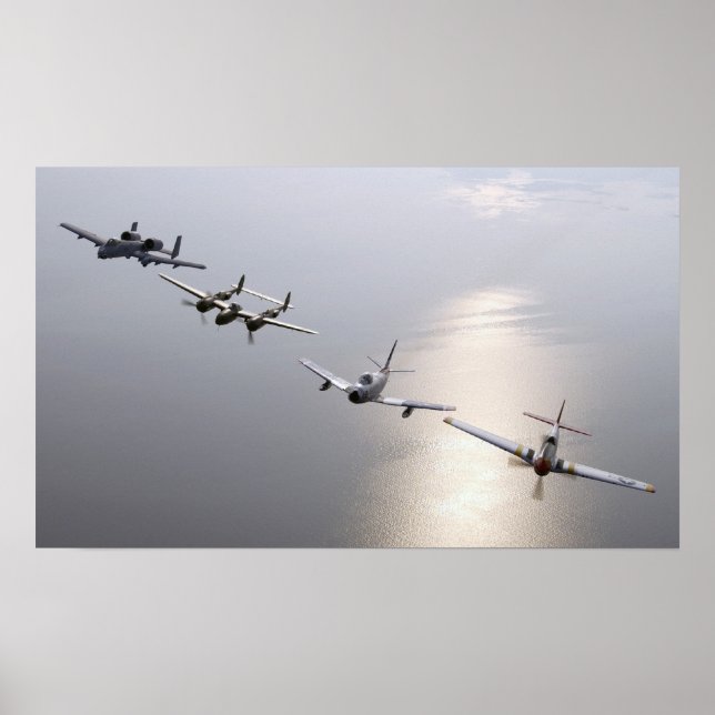 A History of Warplanes Poster (Front)