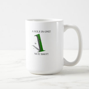 A Hole In One Golf Ball Coffee Mug