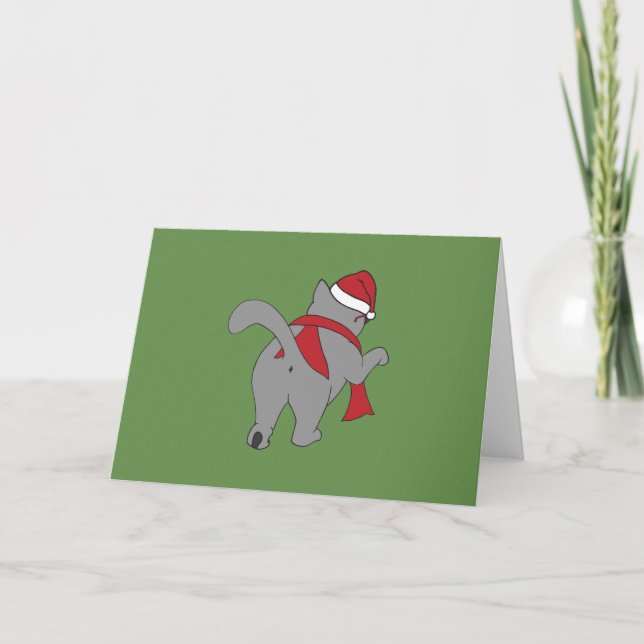 A-hole lot of Cats: Festive - Card (Front)