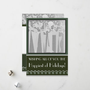 A HOLIDAY WITH ART DECO CARD