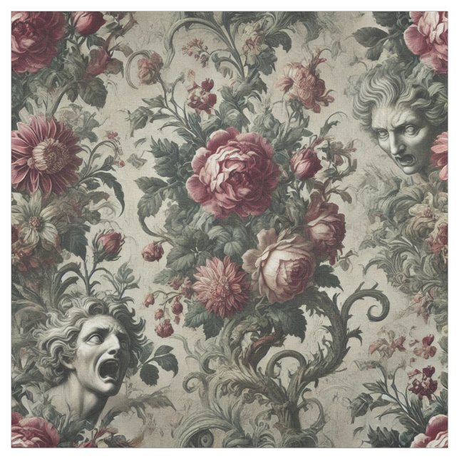 A Hollow Inheritance – Gothic Statement Tile Fabric (Swatch)