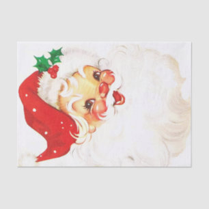 A Holly, Jolly Apple-Cheeked Santa Claus, Part 1 Tissue Paper
