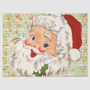 A Holly, Jolly Apple-Cheeked Santa Claus, Part 2 Tissue Paper