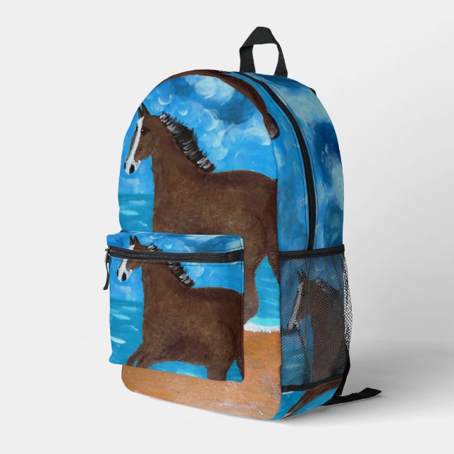 A horse backpack  (Back Corner Right)