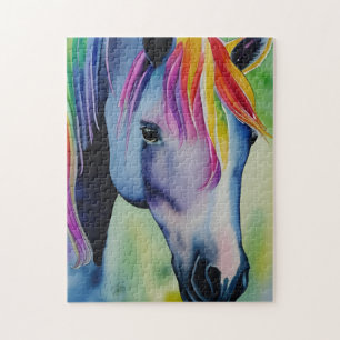 A Horse in Fun Colours Jigsaw Puzzle