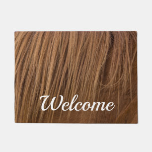 A Horse Mane Welcome Doormat