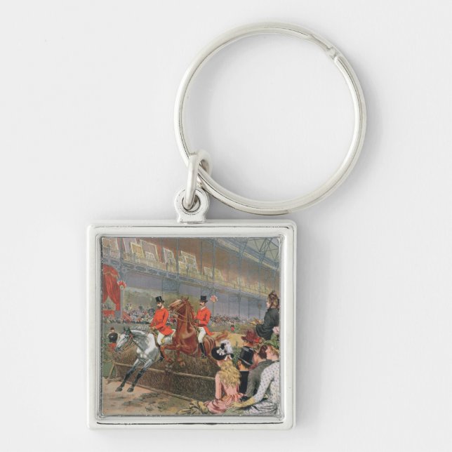 A Horse Race, 1886 Key Ring (Front)