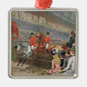 A Horse Race, 1886 Metal Tree Decoration