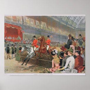 A Horse Race, 1886 Poster