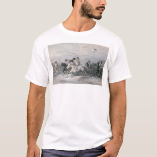A Horse Race in a Sioux Indian Camp (0603A) T-Shirt