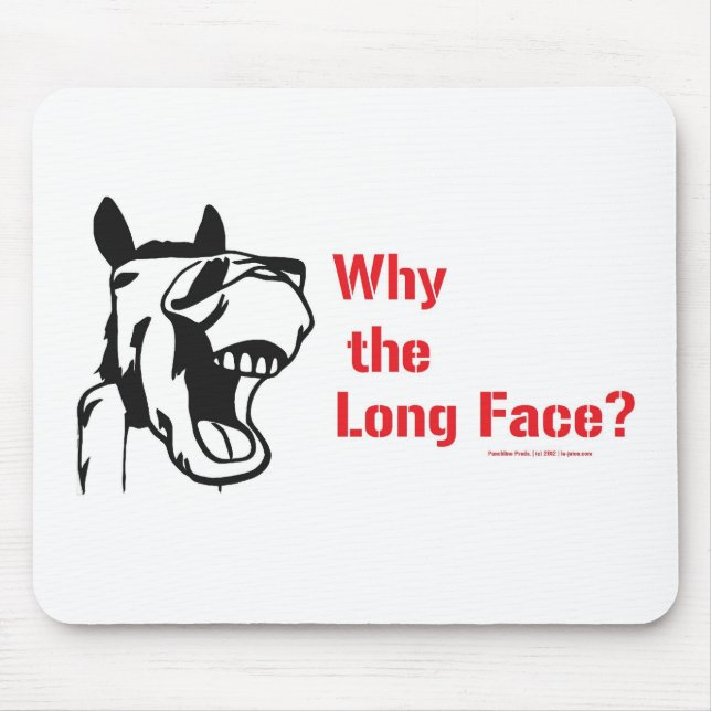 A horse walks into a bar... mouse mat (Front)