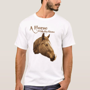A Horse with No Name Brown Pencil Western T-Shirt