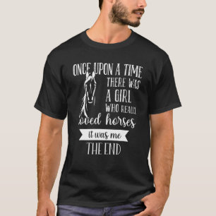 A Horsegirls Saying Ride Story About Horse Girl T-Shirt