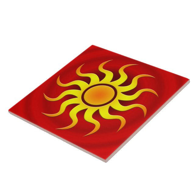 A HOT SOUTHWESTERN SUN TILE (Side)