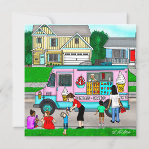 A Hot Summer Day A Whimsical Illustration