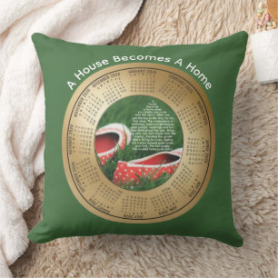 A House Becomes A Home Throw Pillow