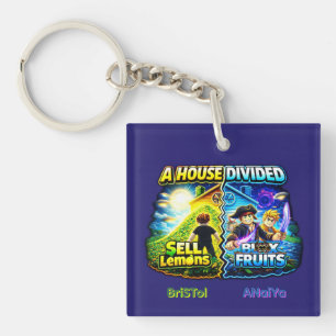 A House Divided Sell Lemons vs Blox Fruits Key Ring