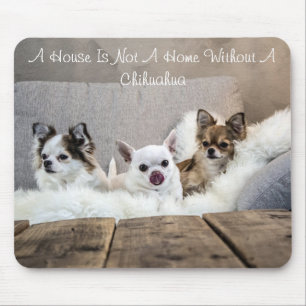 A House Is Not A Home Without A Chihuahua Mousepad