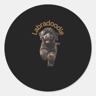 A House Is Not A Home Without A Labradoodle Sticke Classic Round Sticker