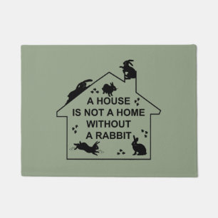 A House is not a Home without a Rabbit Door Mat