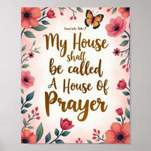 A House of Prayer 8" X 10" Wall Poster
