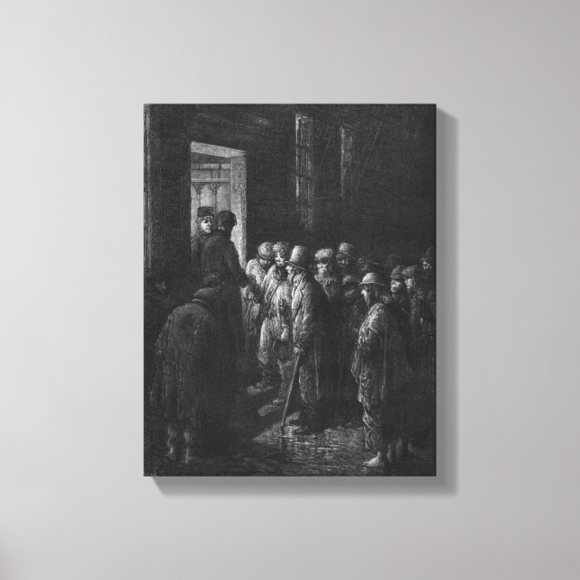 A house of refuge canvas print (Front)