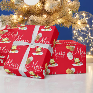 A Hug for Christmas Wrapping Paper