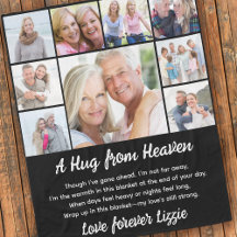 A Hug from Heaven Photo Memorial Keepsake
