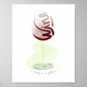 A Hug in a Glass Poster