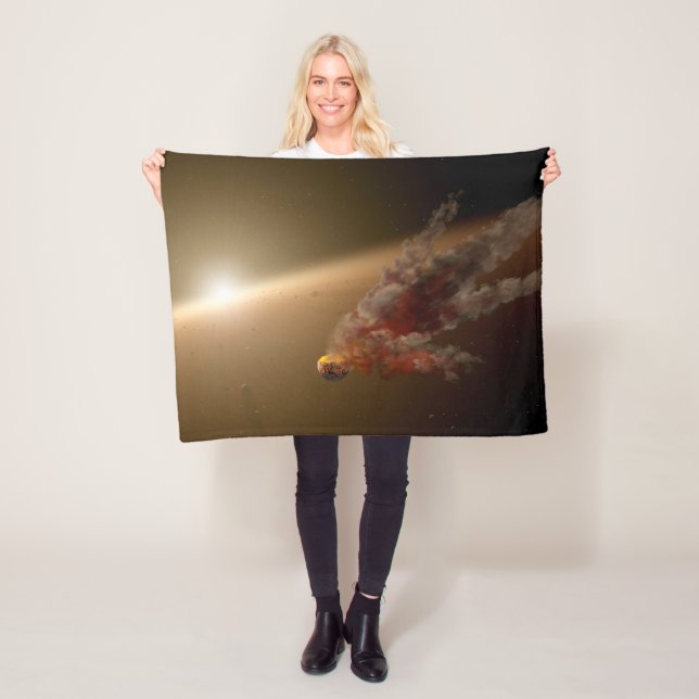 A Huge Eruption Around Star Ngc 2547-Id8. Fleece Blanket (In Situ)