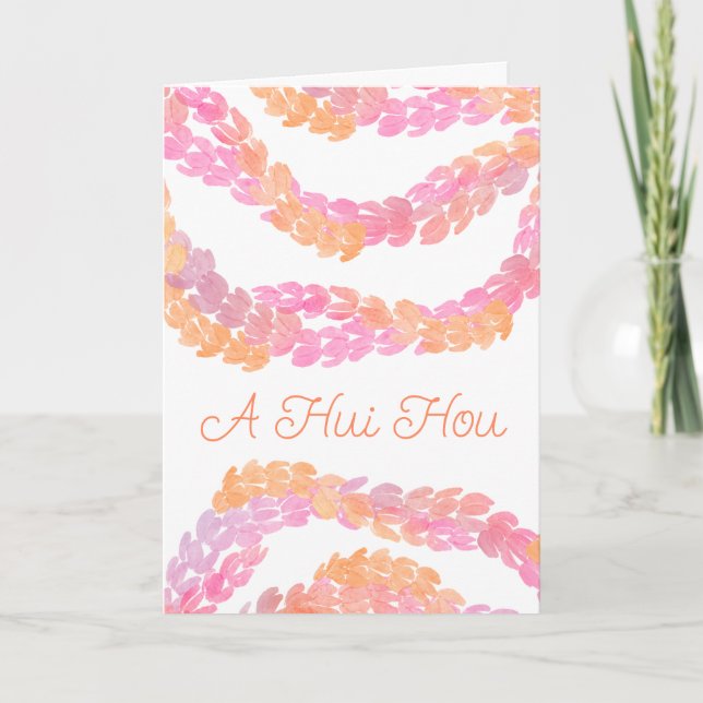 A Hui Hou Thank You Card (Front)