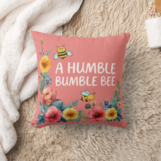 A Humble Bumble Bee Cushion (Blanket)