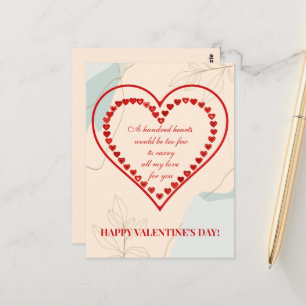 A Hundred Hearts, Valentine Postcard