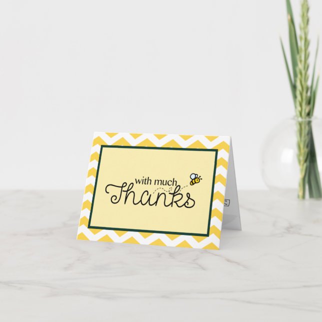 A Hunny of a Thank You Card (Front)