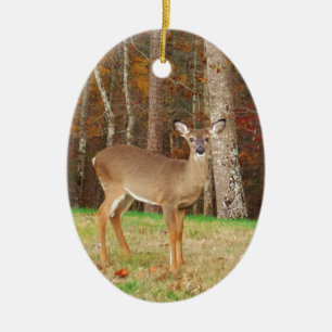 A Hunter's Dream Deer Ceramic Tree Decoration