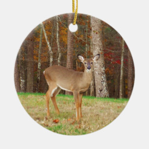 A Hunter's Dream Deer Ceramic Tree Decoration