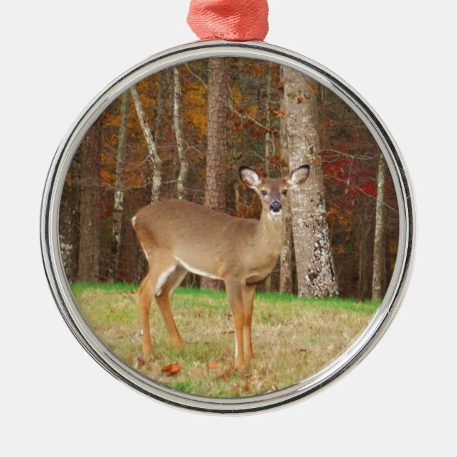 A Hunter's Dream Deer Metal Tree Decoration (Front)