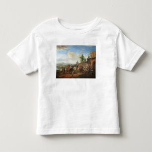A Hunting Party by a Country House (oil on canvas) Toddler T-Shirt