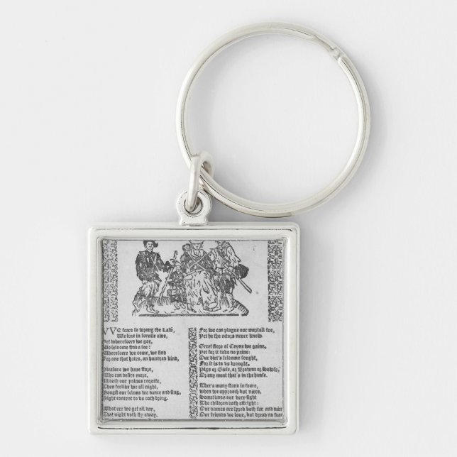 A hunting scene key ring (Front)