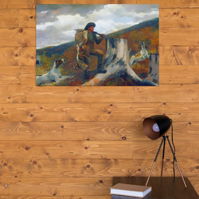 A Huntsman and Dogs Winslow Homer Circa 1891 Canvas Print (Creator Uploaded)