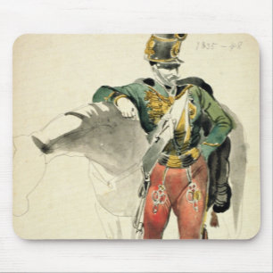 A Hussar of the 9th Regiment Mouse Mat